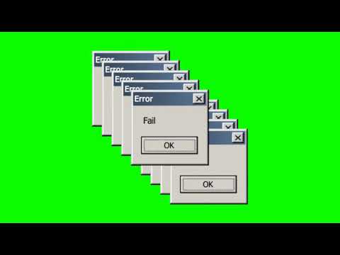 Window Error - Green Screen || By Green Screen Tutorial - YouTube