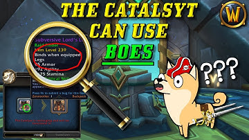 The Creation Catalyst can convert Sepulcher RAID BoES!