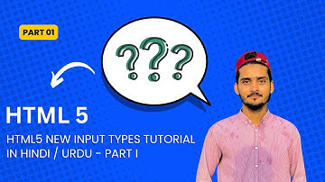 HTML5 New Input Types Tutorial in Hindi / Urdu - Part I