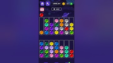 Ball Sort Master Game Level - 241 Without Boosters | Puzzle Game | #entertainment #puzzle #games