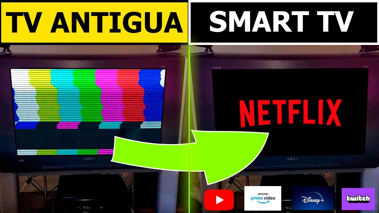 Como Convertir TV ANTIGUA En SMART TV: Netflix, Prime Video