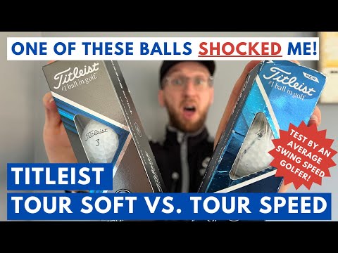 WHAT IS THE BEST MID PRICED TITLEIST GOLF BALL IN 2023? Titleist Tour Soft vs Tour Speed Comparison!