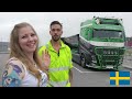 Cassie rides along in asphalt rig swedish with subtitles