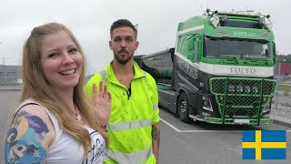 Cassie Rides Along in Asphalt Rig! (Swedish with Subtitles!) by Trucker Cassie 198,136 views 7 months ago 25 minutes