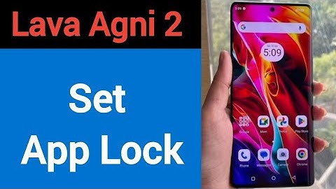 Lava Agni 2 me app lock kaise lagaye, how to set app lock in Lava Agni 2