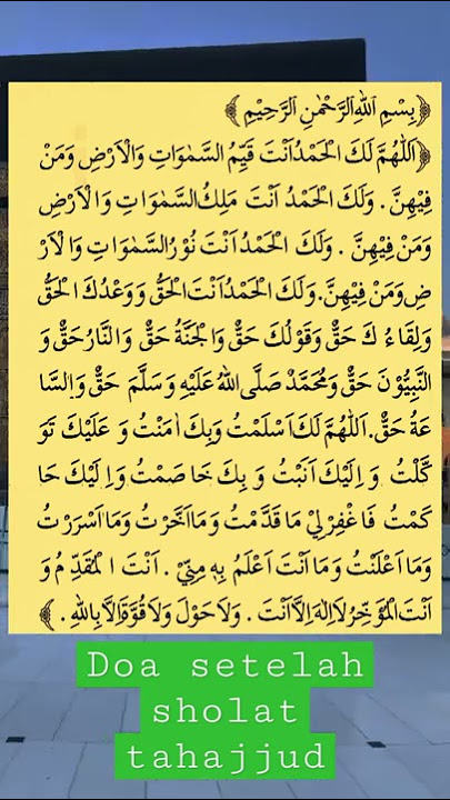 doa setelah sholat tahajjud || lakukan disepertiga malam #shorts #doa #tahajjud #islam