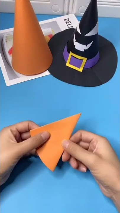 Tutorial Cara Membuat Topi Penyihir Dari Kertas Origami