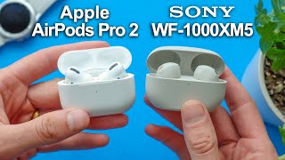 AIRPODS PRO 2 vs SONY WF-1000XM5 (Tested and Compared!)