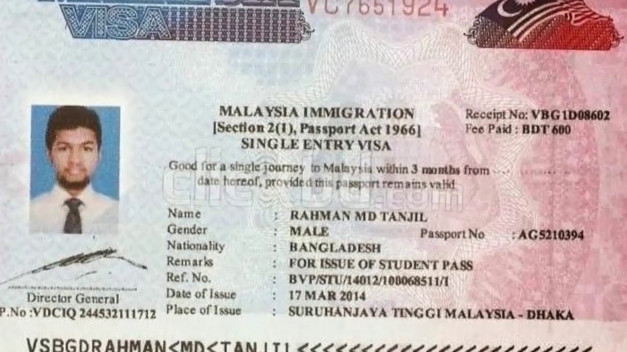 Malaysia Passport.