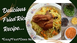 Nigerian Fried Rice Recipe For All Ocassions+Easy Mix Method+ Budget Friendly