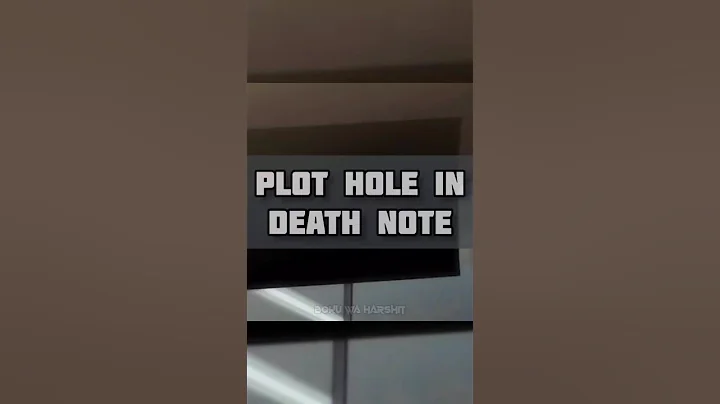 PloT HoLe in Death Note😨 | #anime #deathnote #lawliet #lightyagami #kira #animeshorts | BwH