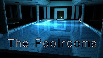 Liminal space pools with fitting music
