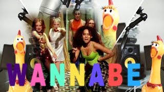 Spice Girls - Wannabe | Rubber Chicken Cover 【Chickensan】
