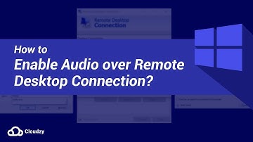 How to enable audio over a remote desktop connection?