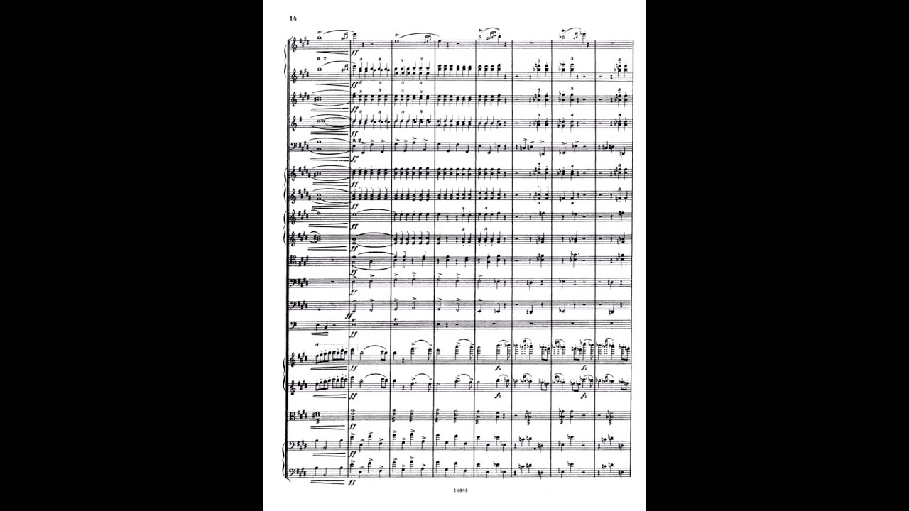 Nielsen - Helios Overture Op. 17 (Score) - YouTube