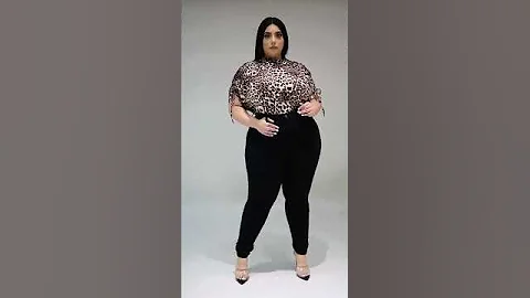 Plus Size Black Jeans and Top Fashion| Fashion Q| #Shorts #youtubeshorts #dress #Jeans