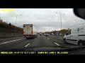M25 ACCIDENT - Spun around by lorry while in lane two.