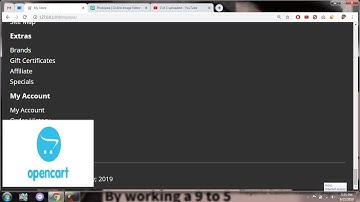 Opencart - Add Extra Page In Footer