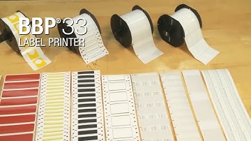 BBP33 Label Printer Introduction Video 720p 30fps H264 128kbit AAC
