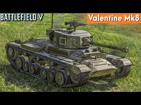 รถถังอังกฤษประจัญบาน Valentine MK8 Battlefield V ไทย