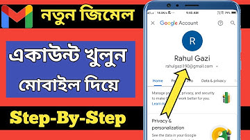 How To Create New Gmail Account In Bangla 2022 || By Bong All Tips