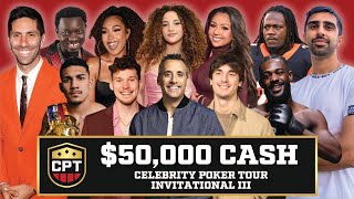 $50,000 Up For Grabs Vs Celebrities in Las Vegas! | Celebrity Poker Tour