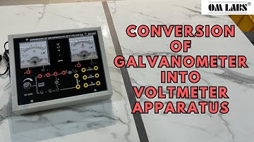 Galvanometer into Voltmeter Apparatus | Voltmeter | How to convert Galvo to Voltmeter | OM LABS