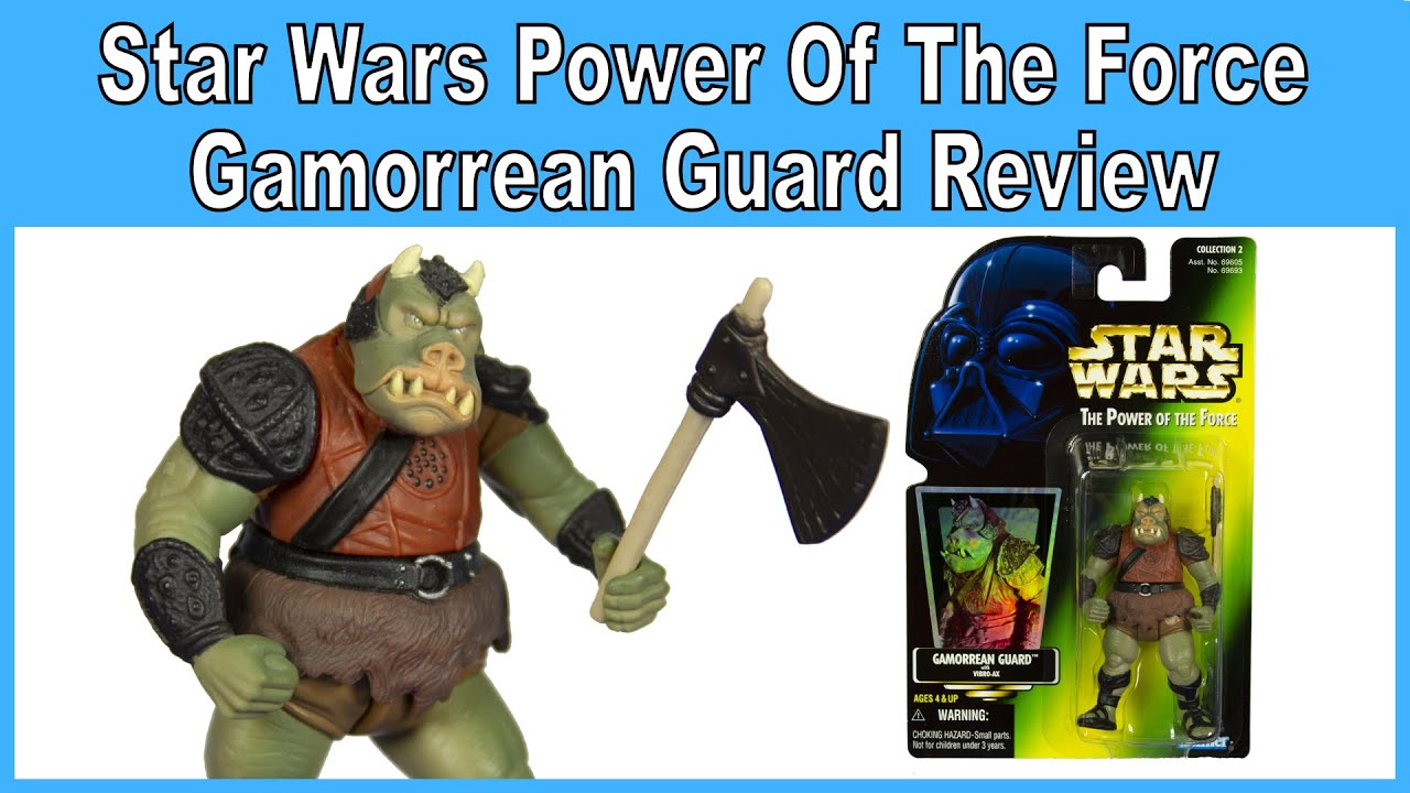 STAR WARS POWER OF THE FORCE FIGURE GAMORREAN GUARD