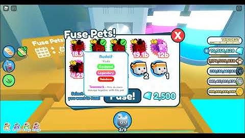 What Happens When You Fuse 3 Rb Rudolf !!