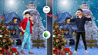 Merry Christmas 2022 Special Photo Editing Tutorial In Snapseed | New Snapseed Christmas Photo Edit screenshot 4