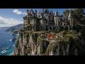 Abandoned Cliffside Castle Transformed Into a Million-Dollar Ocean Mansion |Cinematic Transformation