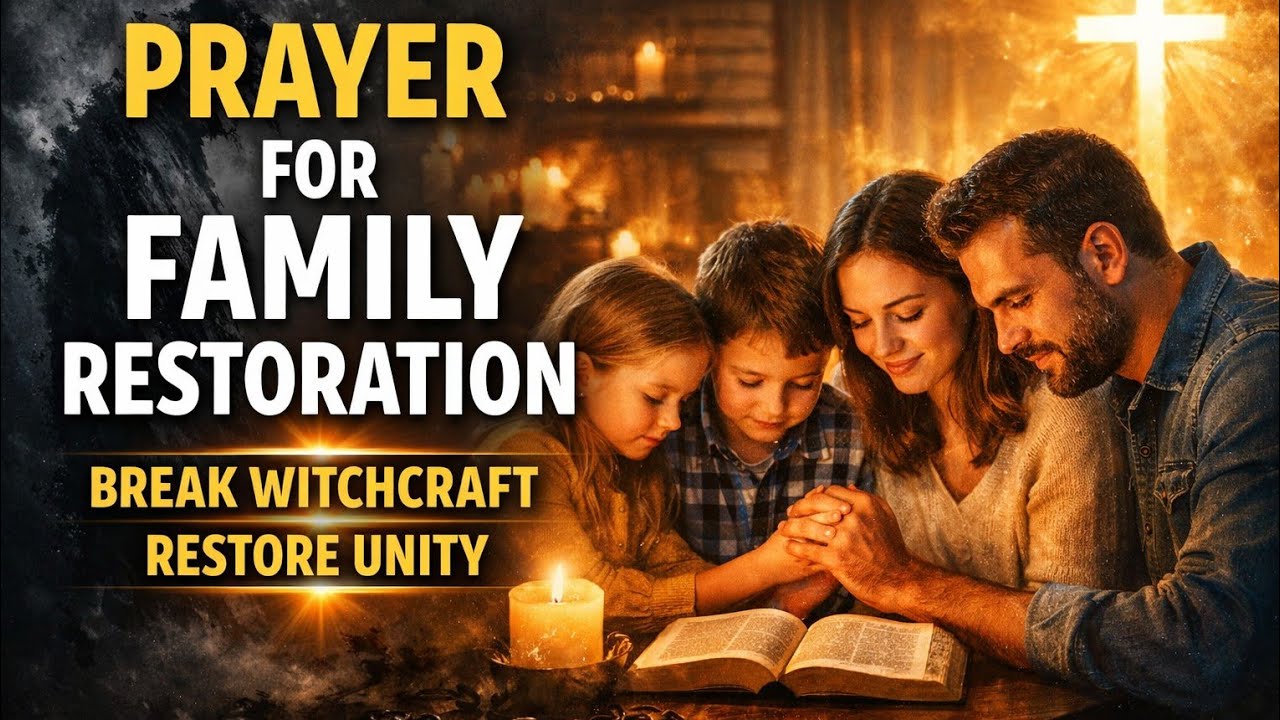 PRAY TO BREAK EVERY WITCHCRAFT PLAN TO SEPARATE  FAMILY AND RESTORE UNITY IN THE JESUS’ NAME. 