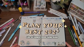 🌠FRESH START: CÙNG MÌNH LÊN KẾ HOẠCH NĂM 2025 - PLANNER KẾT HỢP PHƯƠNG PHÁP BULLET JOURNAL