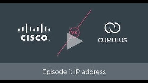 How to configure an IP address with Cisco NX-OS & Arista EOS vs. NVIDIA Cumulus Linux