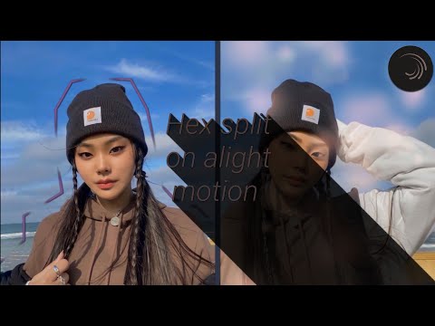 Hex split on alight motion [ tutorial ]