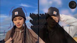Hex split on alight motion [ tutorial ]