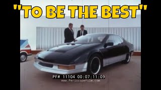 CHRYSLER MOTORS 'TO BE THE BEST'  CHRYSLER KCAR  1980s PROMO FILM  11104