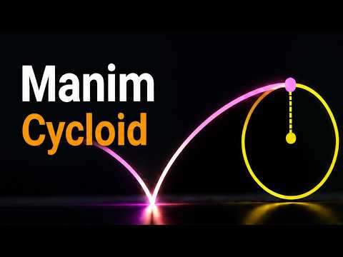Manim: Cách tạo chuyển động Cycloid chỉ trong vài dòng code