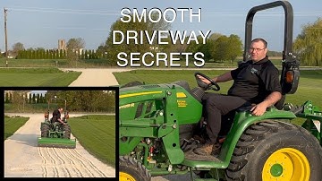 Driveway Grading w/ Frontier Box Blade