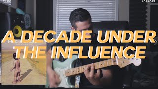 Taking Back Sunday A Decade Under the Influence Guitar Cover HD