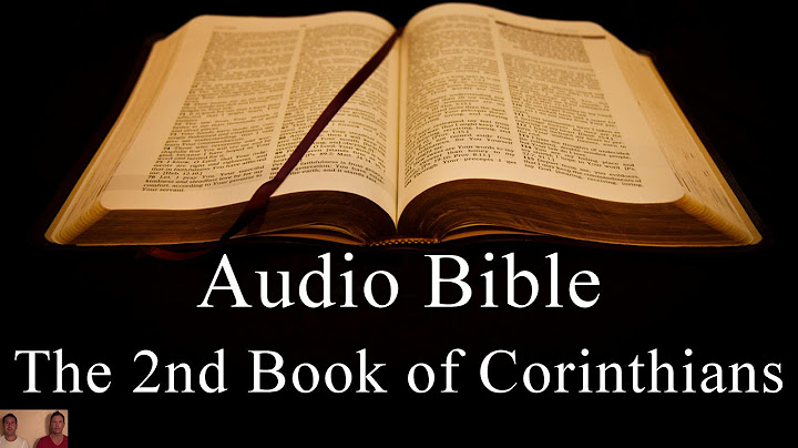 The Second Book of Corinthians - NIV Audio Holy Bible - High Quality and Best Speed - Book 47