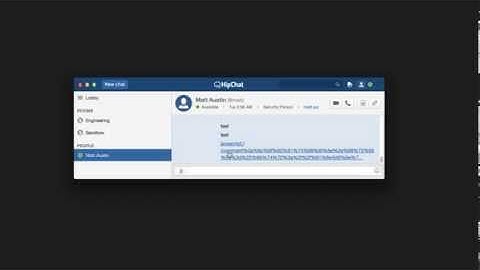 Remote Code Execution in Hipchat