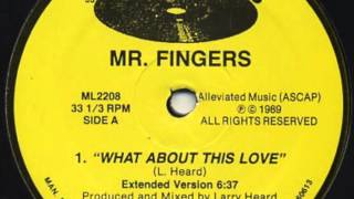 Mr  Fingers  What About This Love 12inch Us Single