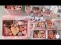 【Recipe Vlog】ハートのクッキー缶作り💘｜型抜きクッキー｜いちごのスノーボールクッキー｜メレンゲクッキー｜ジャムサンドクッキー