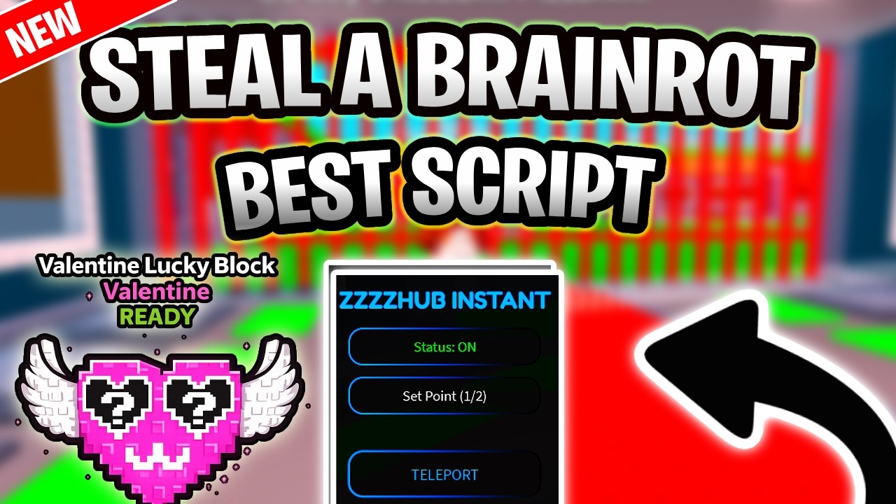 [🔥OP] Steal a Brainrot Script - Instant Steal, Anti Kick, Brainrot Spawner, Dupe & more.