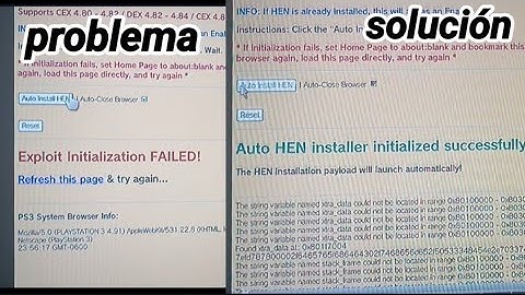 Solución "Exploit initialization FAILED!" ( Facil y rápido)  Auto HEN 2025