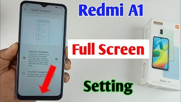 redmi a1 full screen setting / redmi a1 me full display setting kaise kare / how to full screen a1
