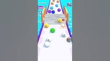 Ball Run 2048 Gameplay Walkthrough Level 121 #shorts #gaming #ytshorts