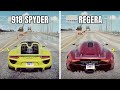 NFS Heat: 918 SPYDER VS REGERA (WHICH IS FASTEST?) | PORSCHE VS KOENIGSEGG