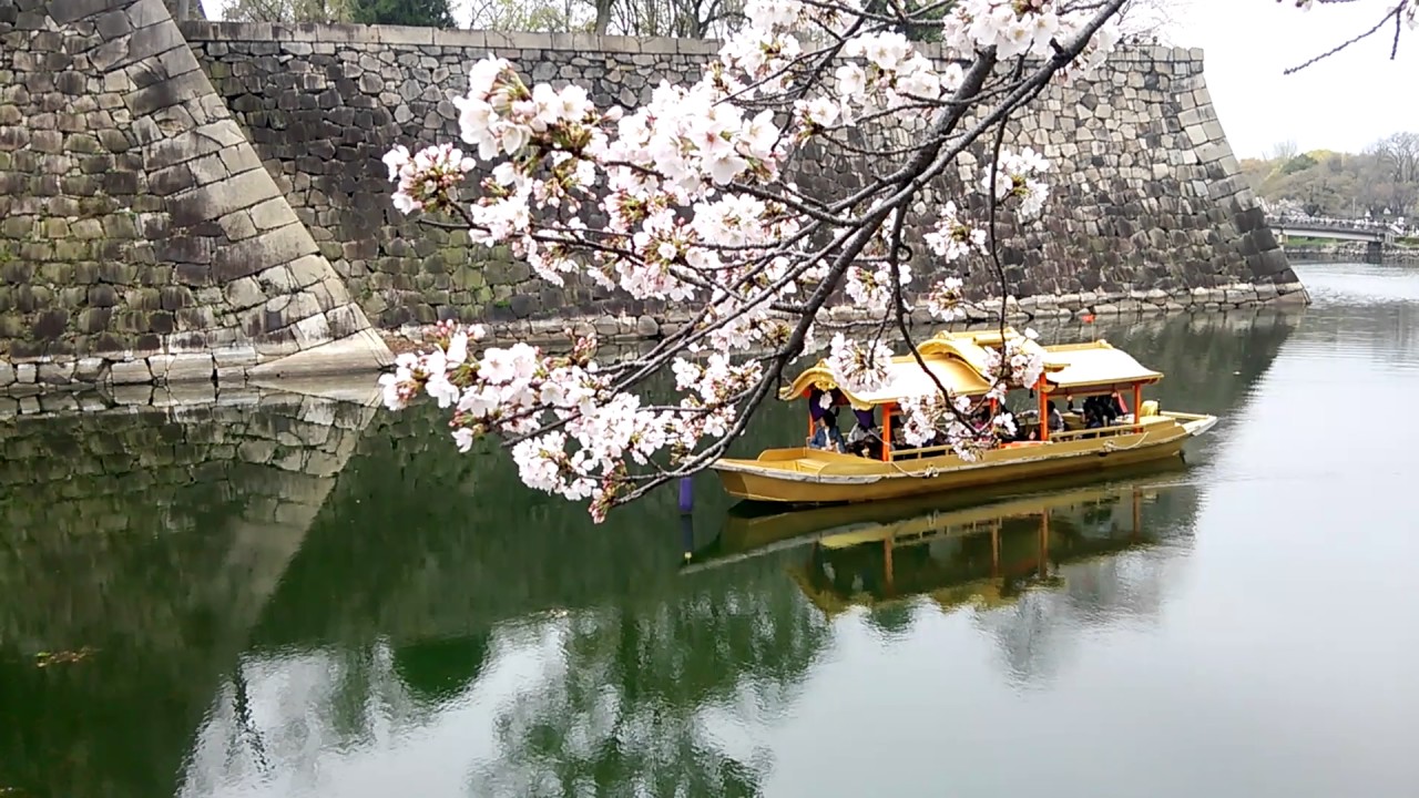 大阪城公園 大阪城御座船 黄金の和船 17 4 8 Youtube 大阪城公園 大阪城御座船 黄金の和船 17 4 8 Youtube